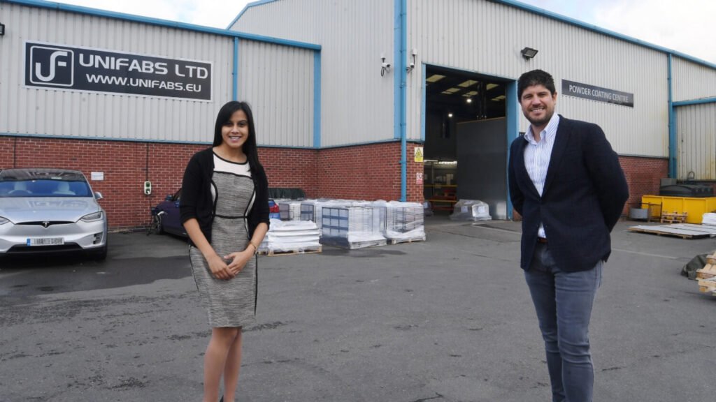 Jason Austin outside Unifabs following acquisition of further units