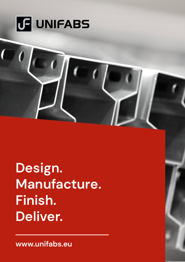 Unifabs Services brochure cover image for downloads