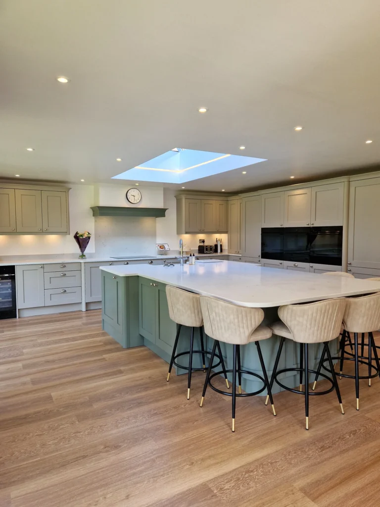 modern sage green beige design kitchen fitting solihull hero